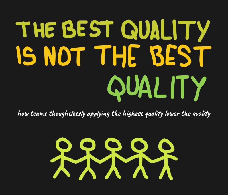 How teams fail to provide adequate quality
